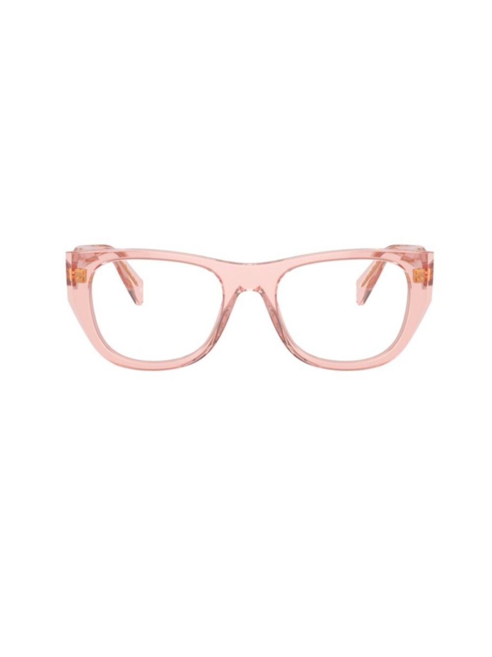 PRADA PR A18V 19Q1O1 Transparent Peach Women's 52 mm Eyeglasses - Picture 2 of 4
